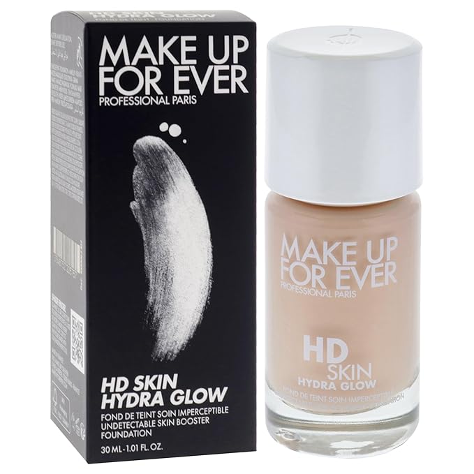 HD Skin Hydra Glow - 1R02 Cool Alabaster by Make Up For Ever for Women - 1 oz Foundation