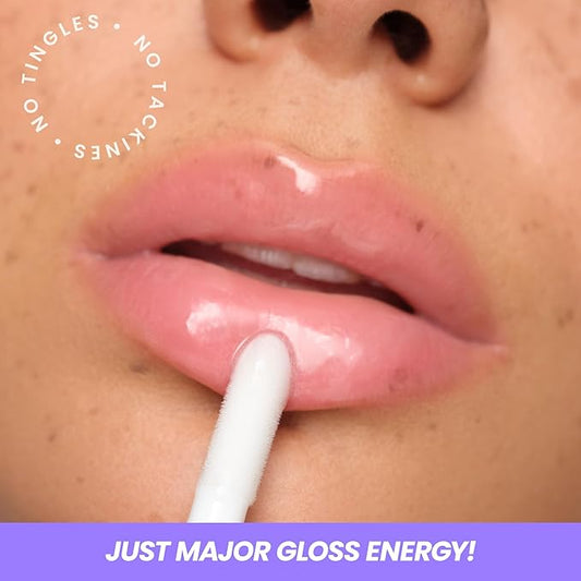 Wonderskin Lip Relapse Plumping Gloss – Lip Plumper Gloss for Fuller-Looking Lips with Hydrating, Non-Sticky, High-Shine Finish