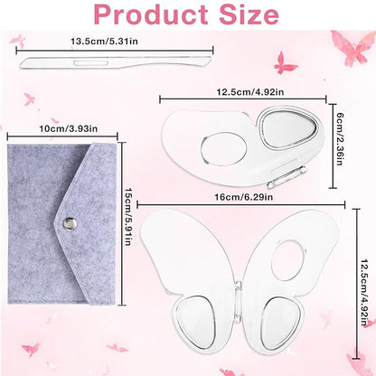 Makeup Mixing Palette, Acrylic Mixing Tray with Palette Stick for Eyeshadow Liquid Foundation Nail Art Pigment Mixings Color