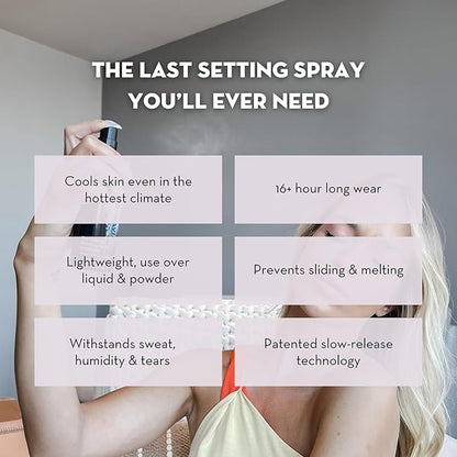 Skindinavia Makeup Primer + Makeup Finishing Spray Bridal | Hydrating Spray, Pore Minimizing Primer Mist | Long Lasting, Sweat Resistant & Waterproof Fine Mist Matte Setting Spray, (2 x 4 Fl. Oz.)