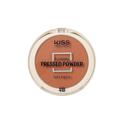 Soft Matte Pressed Powder, Blurring Poreless Face Powder Makeup, Medium Coverage Setting Powder Infused with Salicylic Acid & Niacinamide, Clean Beauty (Deep Honey, 0.28 Ounce)