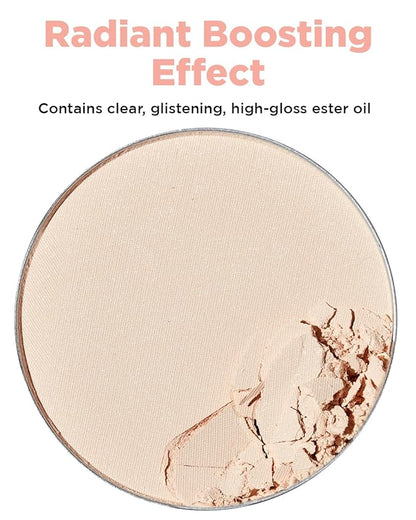 THESAEM Glam Glow Pact - Illuminating Pressed Powder for Oily & Combo Skin - Matte Finish with Radiant Finish - Sebum Control Pore Refining Pact with Natural Luminous Glow, 0.3oz.