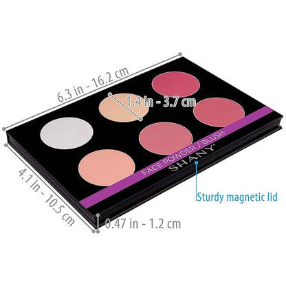 SHANY Cosmetics Shimmer & Matte Blush/Highlighter Face Palette - Layer 4 - Refill For The 6 Layer Mini Masterpiece Collection Makeup Set, Highlighter