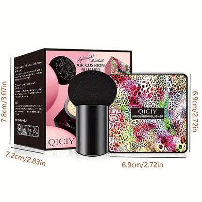 Cream Blush Air Cushion Mushroom Head Blush makeup Lightweight Smooth,Cherry Red