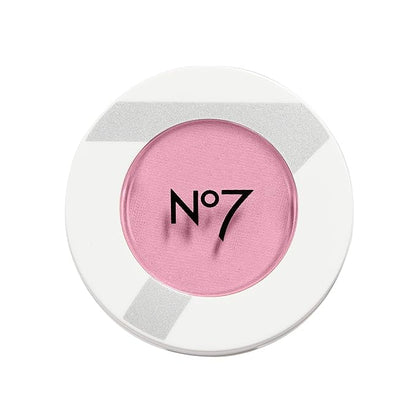 No7 Matte Powder Blush - Damson Mist - Loose Blush Makeup Palette for Instant Flush of Color - Makeup Powder for Face with Skin Conditioning Vitamin E (3g)