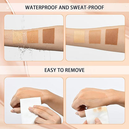 Leg Makeup Waterproof, Smooth Legs, Fade the Skin Color of Legs, Effectively Cover the Scars of Legs and Body, Long-Term Body Foundation Make-up