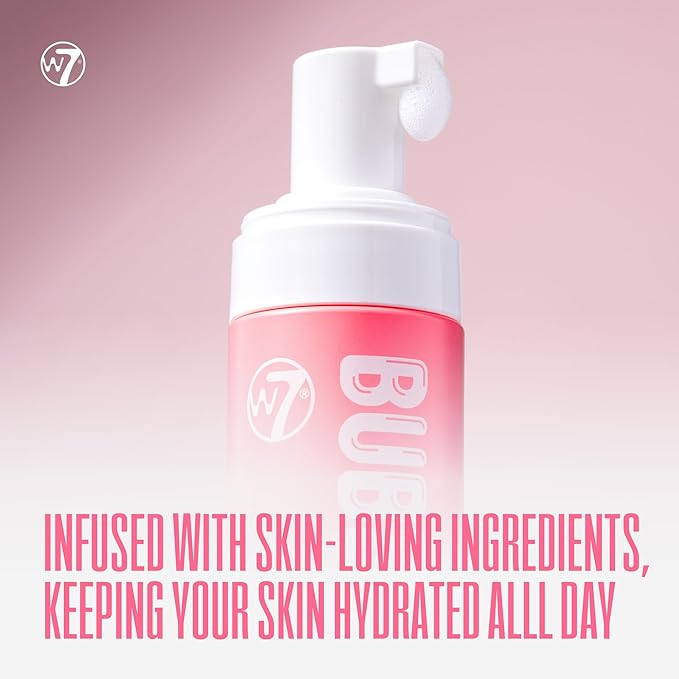 W7 Bubble Base Foaming Primer – Hydrating, Skin-Perfecting Makeup Base for a Smooth & Flawless Finish – Infused with Hyaluronic Acid & Aloe Vera to Nourish and Prime the Skin