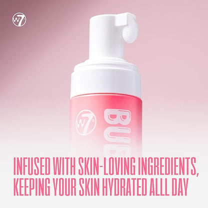 W7 Bubble Base Foaming Primer – Hydrating, Skin-Perfecting Makeup Base for a Smooth & Flawless Finish – Infused with Hyaluronic Acid & Aloe Vera to Nourish and Prime the Skin