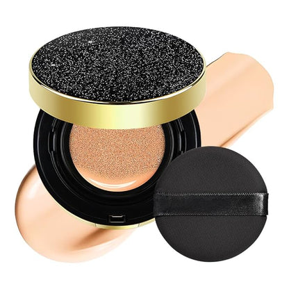 Air Cushion BB Cream Foundation, CC cream foundation, Moisturizing Concealer Long-Lasting, Cushion Foundation Full Coverage Self Adjusting for Mature Skin & All Skin Types (natural white, 1)