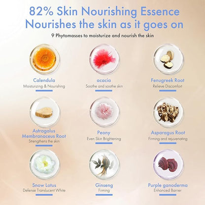 VC Dual Action Skin Brightening Foundation | Vitamin C Skincare Treatment | Natural Radiant Finish, Oil Control, Long-Lasting Antioxidant | Skin-Nourishing, Gentle Soothing | 30ml/1fl.oz