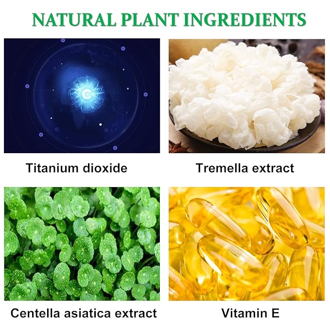 1PCS Mushroom Head Air Cushion CC Cream,CAHIUYOA BB Cream Foundation Full Coverage Concealer Long Lasting Liquid Matte Makeup Foundation with Mushroom Makeup Sponge-Ivory