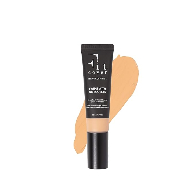 Sweat-Proof Liquid Foundation - Long-Lasting, Buildable, Matte Finish, SPF 15+, Mineral-Infused, Non-Comedogenic, Lightweight, 24-Hour Coverage, Vegan Make Up (Toned)