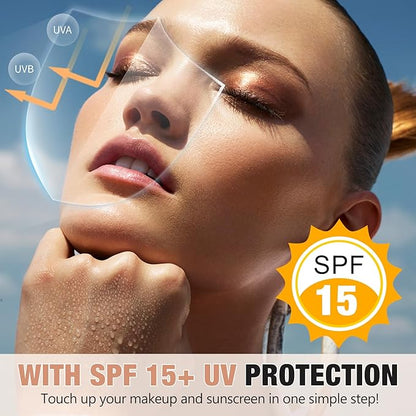 Foundation 1PCS,Concealer Cover Cream, Flawless Colour Changing Warm Skin Tone Foundation Makeup, Base Nude Face Liquid Cover Concealer