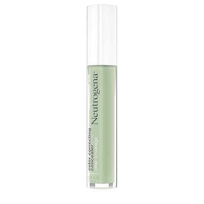 Neutrogena Clear Coverage Color Correcting Lightweight Face Concealer Makeup with Niacinamide & Green Pigment to Help Reduce Redness, 0.24 Fl Oz