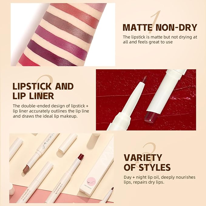 Pure Vie All-in-One Holiday Gift Surprise Makeup Set Essential Starter Bundle Include Eyeshadow Palette Lipstick Concealer Blush Mascara Eyeliner Face Powder Lipgloss Brush - Full Makeup Kit for Women