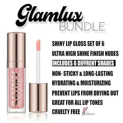 Beauty Bundle All In One Makeup Kit For Women, Teens, Girls, Full Size Makeup Essentials Makeup Remover, Make It Last Setting Spray, Brow Wax Lamination Pencil, Plumping Lipglosses