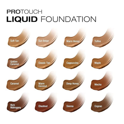 Professional Liquid Foundation - Lightweight and Hydrating Formula, Natural Finish, Control Shine, Cover Pores, Medium to Full Coverage, Green Tea Extract (Mocha)