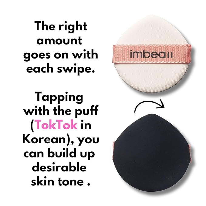 Toktok Glow Cushion Foundation, Dark Shades for melanin beauties, provides buildable coverage with luminous finish with diamond powder, glacial water, and vitamin(#09 CARAMEL, 0.42 Fl Oz)