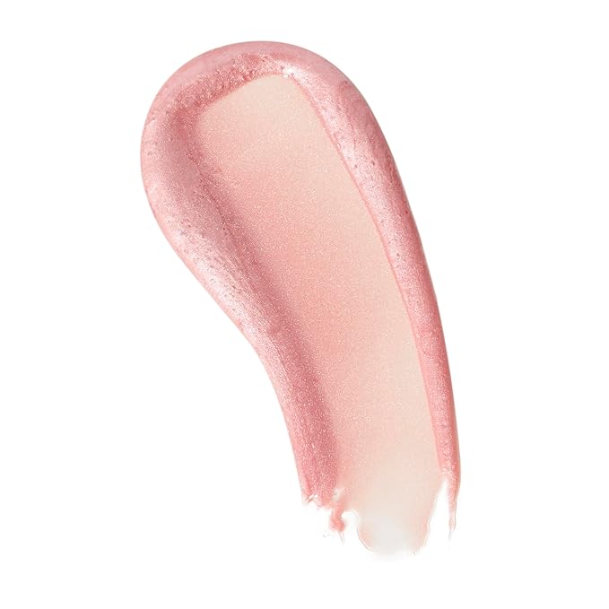 Revolution, Pout Bomb Shimmer Gloss, High-Shine Lip Gloss & Shimmer for Glossy Lips with Hyaluronic Acid & Sweet Vanilla Scent, Shine Pink, 0.15 Oz