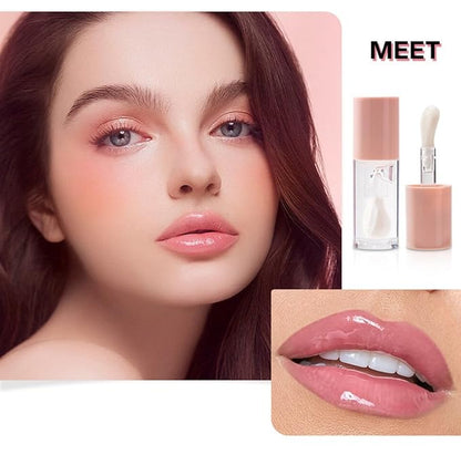 MAEPEOR Clear Glossy Lipgloss 5 Colors Nourishing High-shine Glossy Lipgloss Luscious-colors Non-Sticky Shine Glossy (Clear)
