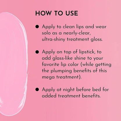 Forget The Filler Lip Plumping Line Smoothing Gloss - Strawberry Milkshake