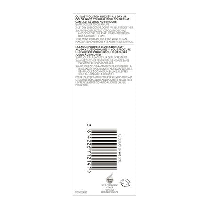 COVERGIRL Outlast All-Day Lip Color Custom Nudes, Deep Cool , 2 Piece Set