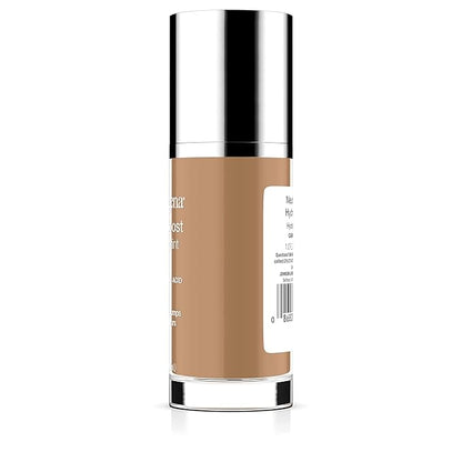 Neutrogena Hydro Boost Hydrating Tint with Hyaluronic Acid, Lightweight Water Gel Formula, Moisturizing, Oil-Free & Non-Comedogenic Liquid Foundation Makeup, 105 Caramel Color 1.0 fl. oz (Pack of 2)