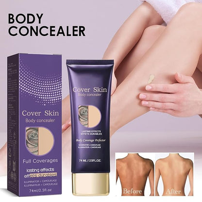 All Over Complexion Perfector, New Body Coverage Perfector, Tattoo Cover up Makeup Waterproof, Cream Body Makeup, Natural Radiance Shade,Transfer-Resistant Body Makeup (1PC, 2.5 fl oz)