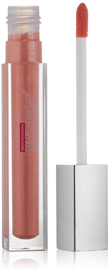 Maybelline New York Color Sensational High Shine Gloss, Almond Crush, 0.17 Fluid Ounce