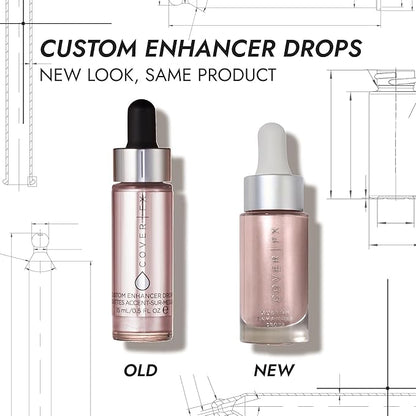 COVER FX Custom Enhancer Drops - Candlelight: Classic Bronze Finish - 15mL - Radiant Glow - Liquid Highlighter