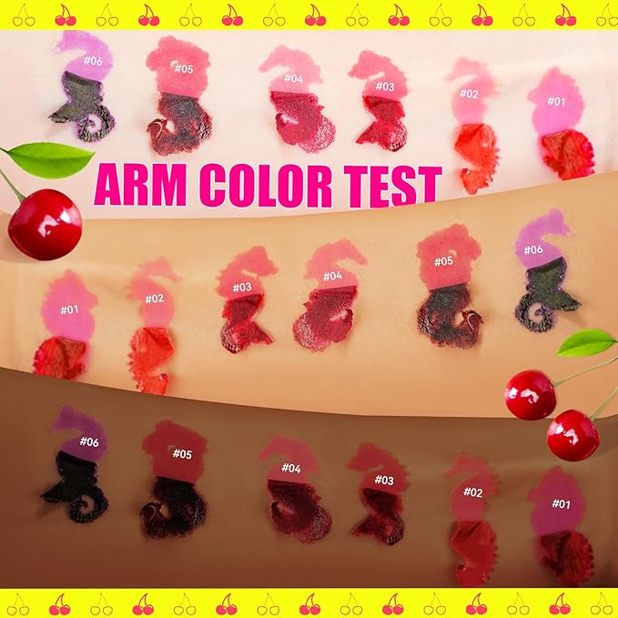 Peel off Lip Liner Stay, Matte Magic Tattoo Lip Liner Tint Long Lasting Lip Gloss Transfer Proof Lipsticks, Nonstick Cup Tear-Off Peel off Lip Glaze Makeup for Women Girls, 05 Strawberry