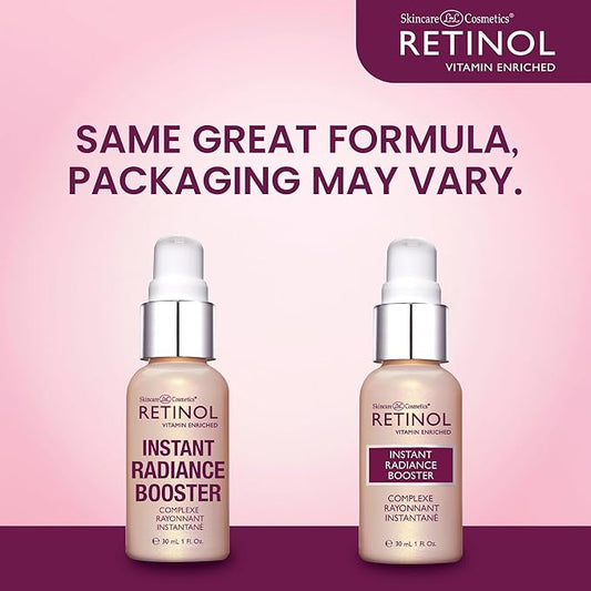 Retinol Instant Radiance Booster – The Original Retinol Glow Primer – A Burst of Anti-Aging Hydration Adds Luminosity & Skin-Smoothing Benefits of Vitamin A – Peptides Improve Firmness & Tone