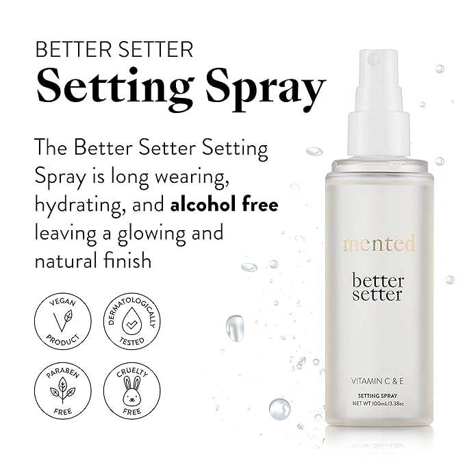 Mented Cosmetics Foundation Stick & Better Setter Setting Spray Bundle - D30 Deep with Neutral Undertones