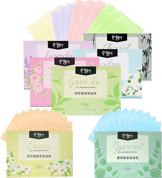 700Pcs Oil Absorbing Facial Sheets,Oil Blotting Paper Sheets Blotting Paper Oily Skin Portable Blotting Papers for Face & Nose