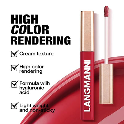 Jolilab 12 Colors Cream Texture Lip Gloss Set - Highly Pigmented, Long - Lasting, Moisturizing Makeup for Women（Set 12Color）