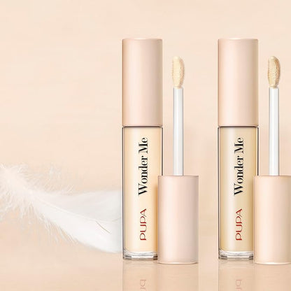 Pupa Milano Wonder Me Fatigue Eraser, 010, 0.142 oz - Under Eye Concealer Stick - Face Makeup with Wakame Seaweed, Mullein Plant Extract - Lightweight