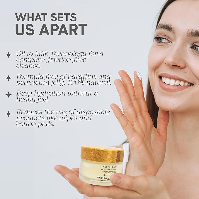 Effortlessly Remove Makeup with Velvet Skin Balm – Inspired by Colombian Women’s 2-Minute Routine – 1.4 fl oz