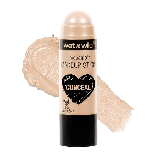 wet n wild MegaGlo Makeup Stick Conceal Contour Neutral Follow Your Bisque,1 Ounce and Current Jam Buildable Color Versatile Use Makeup Stick