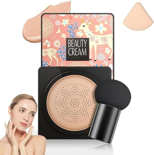EdmEr Beauty Cream, Beauty Linasi Clear Cover Beauty Cream, Air Cushion Cc Cream, Moisturizing Concealer, Makeup Long Lasting, B-Natural