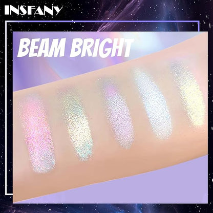 Baking Loose Powder Filter Finish Pressed Radiant Setting Powder - Baked Mineral Color Correcting High Glossy Face Illuminator Palette