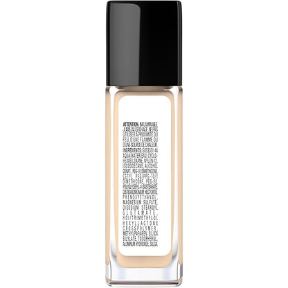 Maybelline Fit Me Matte + Poreless Liquid Foundation and Real Techniques Makeup Sponge Bundle, Includes 1 Foundation in Natural Beige and 2 Miracle Complexion Makeup Sponges