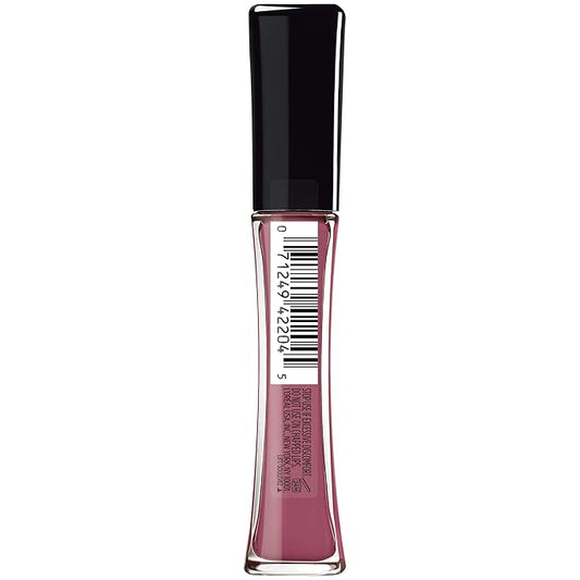 L'Oreal Paris Infallible Pro Gloss Plump Lip Gloss with Hyaluronic Acid, Long Lasting Plumping Shine, Lips Look Instantly Fuller and More Plump, Moonlit Rose, 0.21 fl. oz.