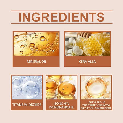 3 In 1 Anti-Wrinkle Foundation Stick with SPF 50+, PA++++, Korean Hydrating Lightweight Flawless Eraser Foundation Stick with Brush, Full Coverage Thin and Natural Finish(Natural)