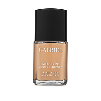 Gabriel Cosmetics Liquid Foundation, Organic Formula- 1 fl oz. (Warm Beige, 1.0)