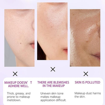 Primer For Face Before Makeup With Spf 50 Sunscreen Isolation Cream, One Step Color Corrector For Face, 3 In 1 Oil Controling & Moisturizing Primer Face Makeup, Radiance Skin,Refreshing,Non Greasy