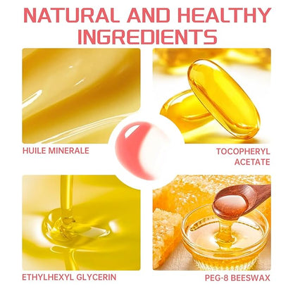 Nourishing Lip Gloss with Brown Lip Liner Set Lip Combo, Moisturizing High Shine Nude Pink Lip Glow Oil Fresh Lightweight Glossy Plumping Lip Glaze for Women Long Wear Liquid Lipstick Makeup#5