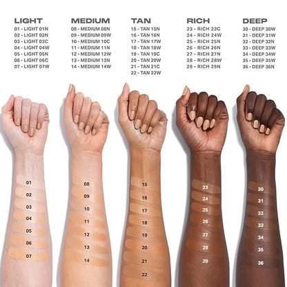 Morphe Lightform Liquid Foundation - Extended Hydration Foundation Makeup with a Lasting, Natural Radiant Finish - Long-Wearing Formula with Buildable, Medium Coverage - Medium 09W (1.01 fl oz)