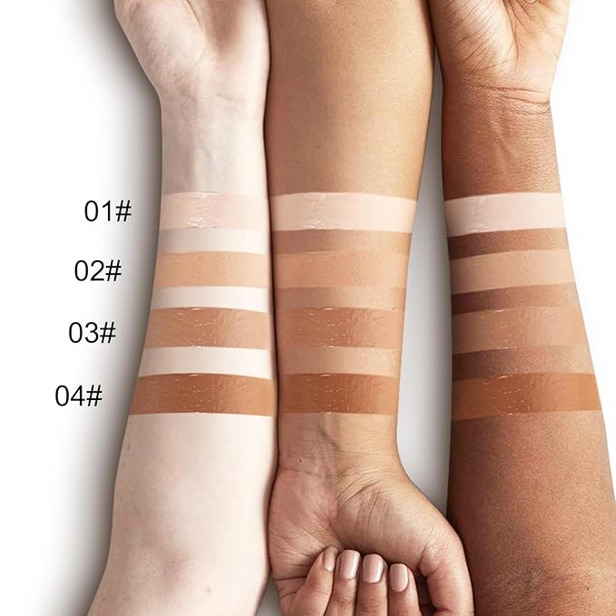 Boobeen Matte Liquid Foundation for Women, Long Lasting Full Coverage Foundation Makeup, Face Natural Finish with Makeup Brush