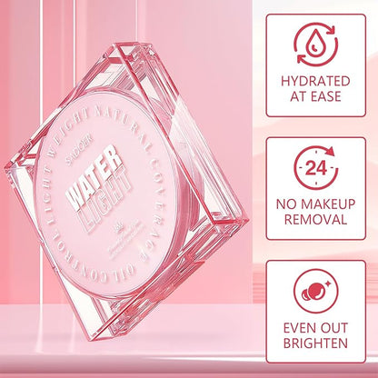Hydra Air Cushion Foundation, Long-Lasting Moisturizer,Glow Finish, Face Contouring Concealer, Brighten Skin Tone