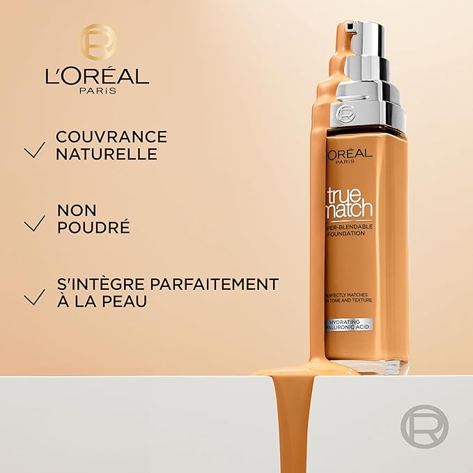 L'Oreal Paris New True Match Foundation 30ml - 5D/5W Golden Sand